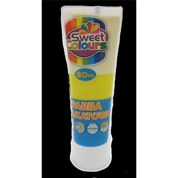 Set školních potřeb Farba plakatowa w tubie żółta 30ml (pl, 2000, Sweet colours)