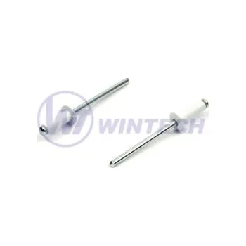 Nýt Nýt DIN 7337 Al/st 3,2 x 8 RAL 9010 / balení 500 ks