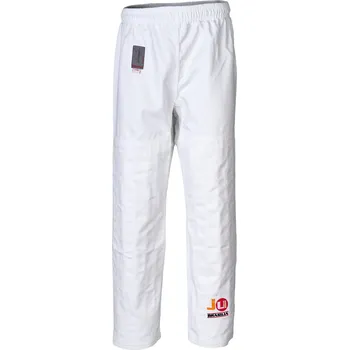 Bojový sport JU-SPORTS Kalhoty Brasilia bílé s gumou Velikost: 150