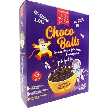 The Bee Bros Čokoládové cereální kuličky s medem 250g THE BEE BROTHERS