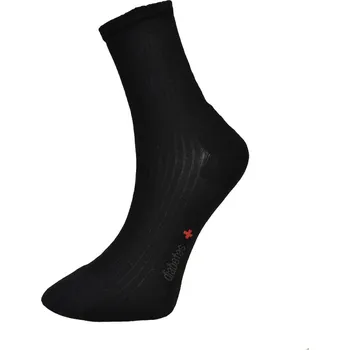 Pánské ponožky Matex ponožky Diabetes 2LF žebro 3-404, černá, velikost 43-45