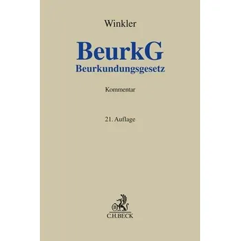 Beurkundungsgesetz - Winkler, Karl