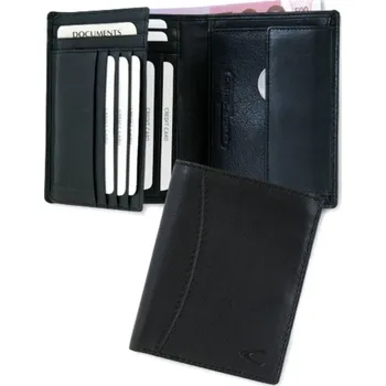 Peněženka Pánská kožená peněženka 133-706-60 černá