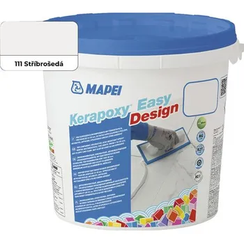 Spárovací hmota Spárovací hmota Mapei Kerapoxy Easy Design 111 stříbrošedá 3 kg
