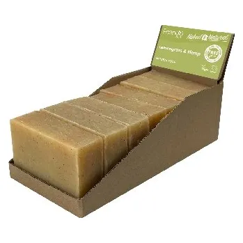Mýdlo Friendly Soap přírodní mýdlo citronová tráva a konopí 7x 95 g zero waste balení