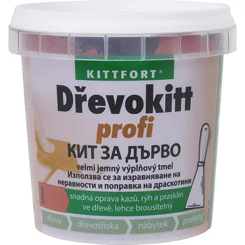 Tmel KITTFORT Dřevokitt Profi 250 g Palisandr