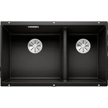 Granitový dřez Blanco Subline 430/270-U pod pracovní desku, černá 525991