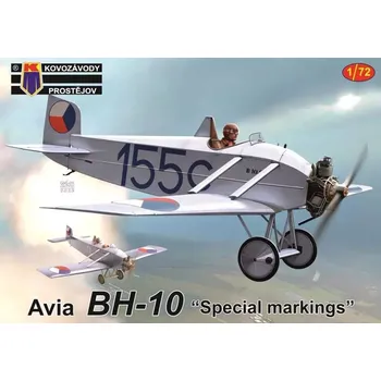 Plastikový model Kovozávody 1/72 Avia BH-10 'Special markings' (3x camo)