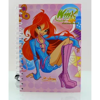 Winx Malý poznámkový blok - Bloom v kozačkách 040640