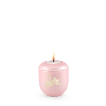 Smuteční dekorace Keramická miniurna Creatio - Orchidej/Lila