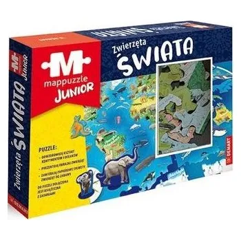 Puzzle Mappuzzle Junior - Zwierzęta świata
