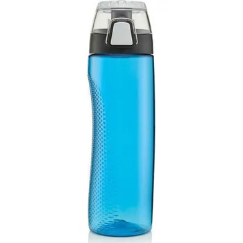 Láhev Thermos Hydratační láhev s počítadlem 710 ml Tyrkysová