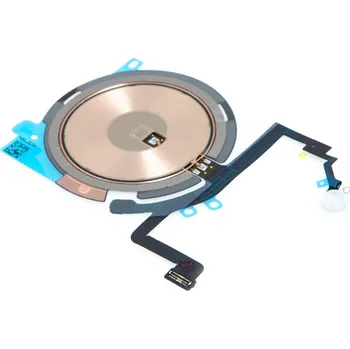 Napájecí a datový konektor s flex kabelem + mikrofony pro Apple iPhone 14 Plus - černý - kvalita A+