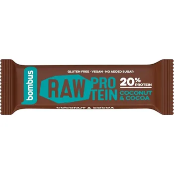 tyčinka Bombus Raw Protein 20% 50g kokos+kakao
