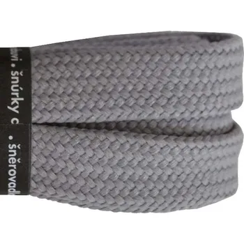 Tkaničky do bot SKATE tkaničky šedé, délka 140 cm