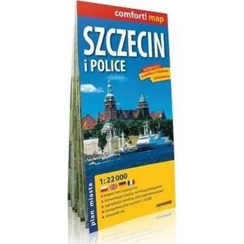 Literární cestopis Comfort!map Szczecin i Police 1:22 000 w.2023