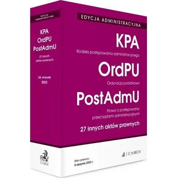 Učebnice Kodeks postępowania administracyjnego w.38 - praca zbiorowa