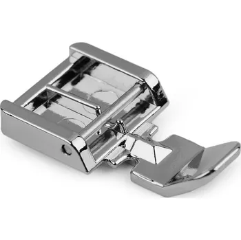 Příslušenství k šicímu stroji Stoklasa Patka / půlpatka kovová, na zip oboustranná (1 ks) nikl