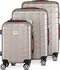 Sada cestovních kufrů 107200 3 ks Champagne