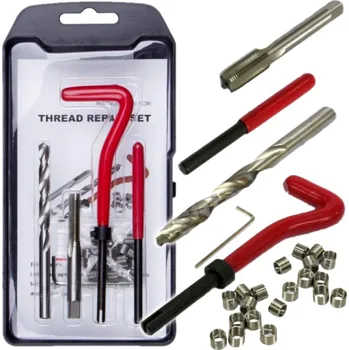 Nářadí pro automobil Opravná sada pro závity M7x1,0 + 20ks závitových vložek typu HELICOIL Magnus MGS01073D