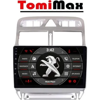 Auto Hi-Fi TomiMax Peugeot 307 Android 14 autorádio s WIFI, GPS, USB, BT HW výbava: 2K 2000x1200px 8 Core 8GB+128GB HIGH - pouze displej A - Model auta: Peugeot 307 2007-2013, Velikost obrazovky: Dotyková obrazovka: 9"
