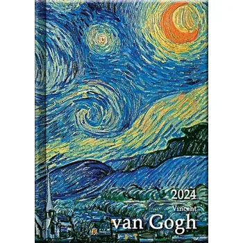 Diář Diář 2024 Praktik VAN GOGH, denní A6