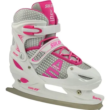 Zimní brusle Sulov Naomi bílé/růžové