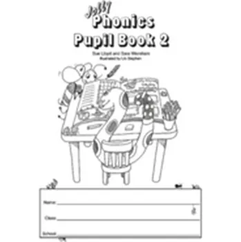 Cizí jazyk Jolly Phonics Pupil Book 2 (black & white edition) - Wernham, Sara