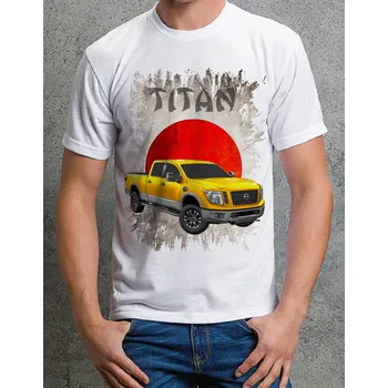 Pánské tričko tričko Nissan Titan L (Trička s motivy aut)