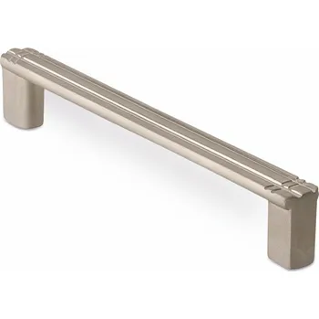 Nábytkové kování Nejlevnější kovové úchytky, kov, nikl mat, délka 148 mm 1311-148 ZN4