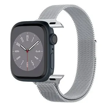 Chytré hodinky Spigen Metal Fit, silver - Apple Watch 41mm/40mm/38mm