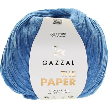 Příze Gazzal The Paper 3953 jeans modrá