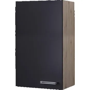 Kuchyňská skříňka horní s dvířky Flex Well Santo 50x89 cm antracit