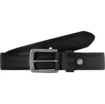 Kožený pánský pásek 35 mm 113-115-60 černý