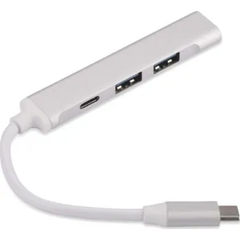 USB hub Rozbočovač USB HUB s kabelem typu C - ROSKO