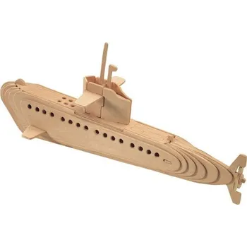 3D puzzle WOODEN TOY , WCK 3D puzzle Ponorka
