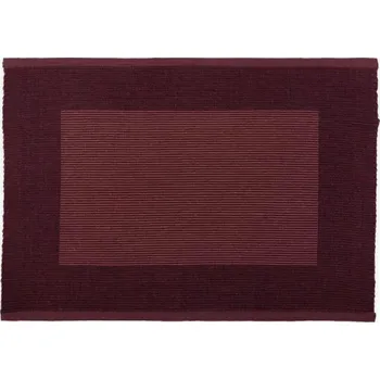 prostírání SCANquilt prostírání DUET 2 ks tmavě hnědá kaštanová prostírání cca 30 x 45 cm