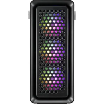 PC skříň FSP CUT593A/Big Tower/Transpar./Černá