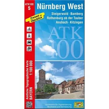 ATK100-5 Nürnberg West (Amtliche Topographische Karte 1:100000) - Landesamt für Denkmalpflege Hessen
