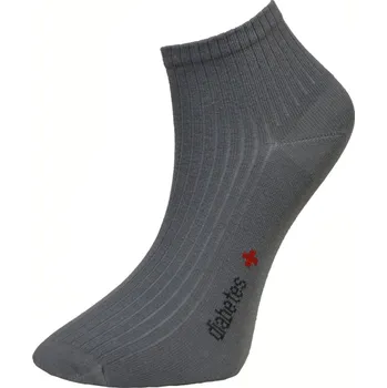 Pánské ponožky Matex ponožky Diabetes 1SH žebro 3-391, šedá, velikost 41-42