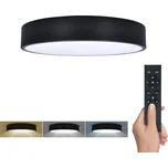 Solight LED osvětlení s dálkový ovladačem LECCE, 36W, 2300lm, 30cm, změna chromatičnosti, stmívatelné, černá WO798-1-B
