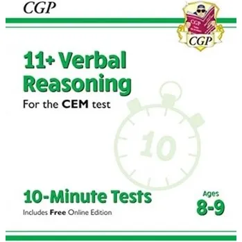 Anglický jazyk New 11+ CEM 10-Minute Tests: Verbal Reasoning - Ages 8-9 (with Online Edition) - CGP Books