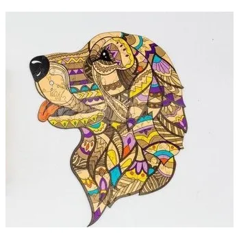 Dřevěná hračka Puzzle drewniane eko 67 Wierny Sirko A4