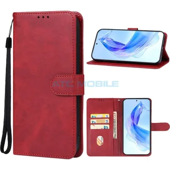 Pouzdro na mobilní telefon Pouzdro Shield4U Honor 90 Lite (CRT-LX1 , CRT-LX2, CRT-LX3) otevírací červené a zpět 26 Kč s ATC Clubem