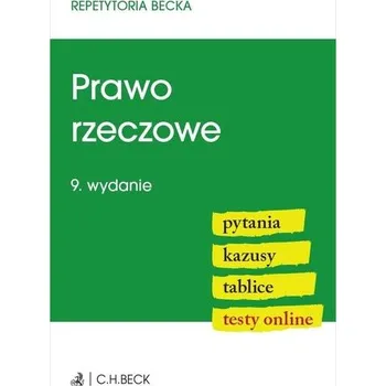 Prawo rzeczowe Pytania Kazusy Tablice Testy online - praca zbiorowa
