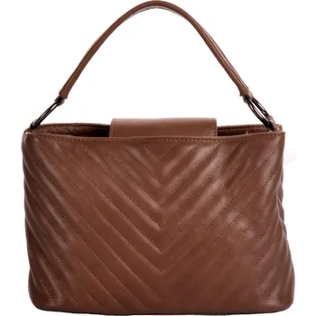 Kabelka dámská kožená kabelka 1750 taupe