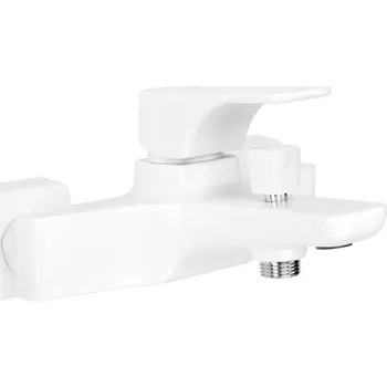 Vodovodní baterie Aplomo Hiacynt nástěnná vanová baterie, bílá