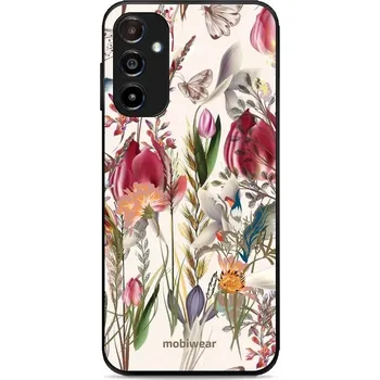 Pouzdro na mobilní telefon Lesklý kryt Mobiwear Glossy - Samsung Galaxy A14 5G / LTE - G031G - Rozkvetlá louka (Prémiové lesklé pouzdro, obal, kryt Mobiwear Glossy na mobil Samsung Galaxy A14 5G / LTE - G031G - Rozkvetlá louka, materiál Plast + TPU silikon - krytí po všech stranách