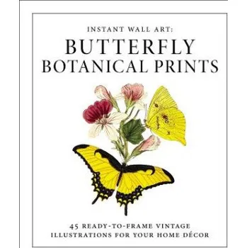Umění Instant Wall Art - Butterfly Botanical Prints – Adams Media (EN)