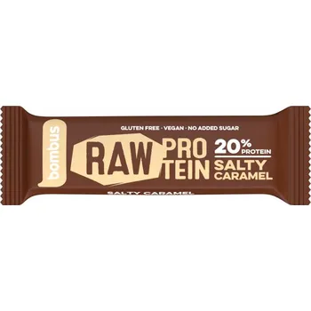 tyčinka Bombus Raw Protein 20% 50g slaný karamel